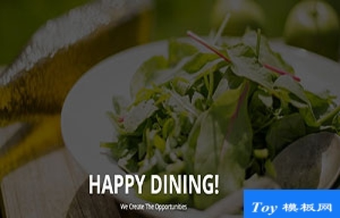spice簡約綠色沙拉美味餐廳主題網(wǎng)站模板-Toy模板網(wǎng)編號17084