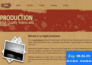 production復(fù)古大氣風(fēng)格多用途單頁(yè)網(wǎng)站模板-手機(jī)模板