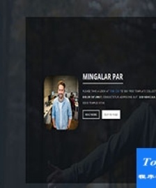 Mlngalar酷炫黑色UI旅行設(shè)計(jì)網(wǎng)站css模板