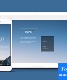 Register注冊(cè) 登錄頁(yè)html5模板