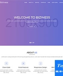 紫色漸變大氣展覽活動(dòng)bootstrap單頁(yè)模板