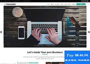 商務(wù)咨詢公司響應(yīng)式網(wǎng)站模板-HTML5模板