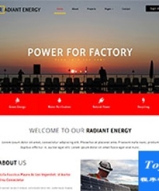 太陽能電池板廠家企業(yè)網(wǎng)站模板