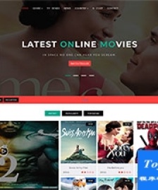 電影影視預(yù)告片門戶網(wǎng)站模板-HTML5模板