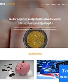 金融貸款bannk響應(yīng)式html5模板