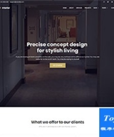 黑色全屏藝術(shù)設(shè)計(jì)工作室bootstrap模板-HTML5模板