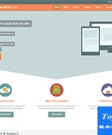 opencloud開放云服務(wù)提供商企業(yè)模板