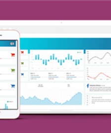 漸變藍(lán)色WOW后臺(tái)管理HTML5網(wǎng)站模板