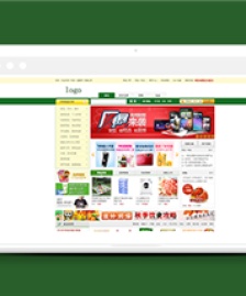 綠色仿一號店生活購物商城HTML模板