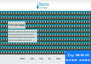 reactive反應(yīng)堆jQuery滑塊滾動簡約網(wǎng)站模板-HTML5模板