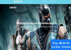 GameBox科幻UI游戲盒首頁響應(yīng)式模板