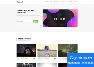 綠色簡潔軟件之家HTML5 & CSS3模板