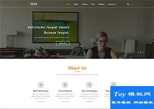 黑色商務(wù)風(fēng)格bootstrap響應(yīng)式模板-HTML5模板