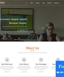 黑色商務(wù)風(fēng)格bootstrap響應(yīng)式模板