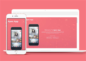App開發(fā)制作公司網(wǎng)站模板下載-HTML5模板