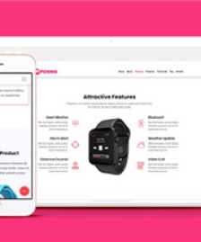 簡約智能電子設備網站模板免費下載-HTML5模板