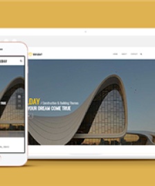 響應(yīng)式建筑工程設(shè)計公司網(wǎng)站HTML5模板