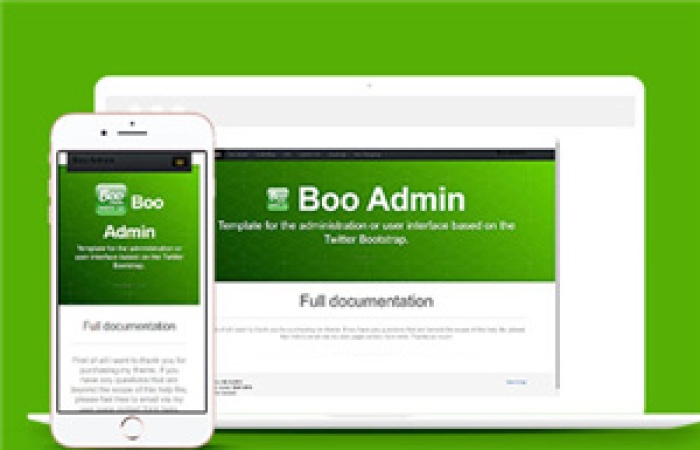 Boo Admin響應(yīng)式HTML5后臺管理模板下載-Toy模板網(wǎng)編號10164