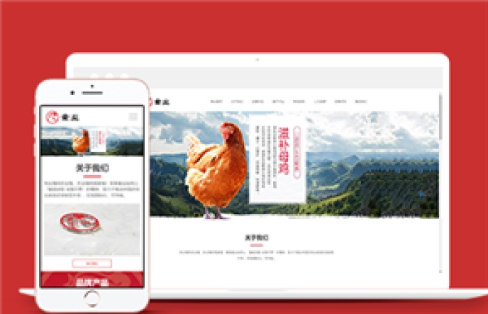 響應(yīng)式家禽飼養(yǎng)基地類企業(yè)前端CMS模板下載-Toy模板網(wǎng)編號12443