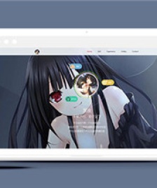 灰色漫畫個人主頁網(wǎng)站靜態(tài)模板
