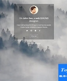 web設(shè)計(jì)師網(wǎng)站名片card模板