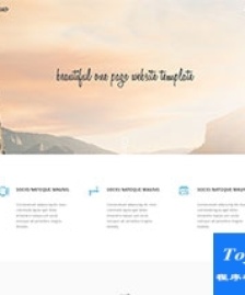 Uno html5響應(yīng)式時(shí)間軸單頁模板