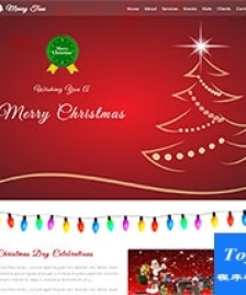 Christmas圣誕節(jié)日專題模板下載