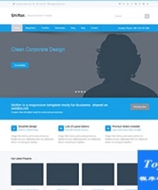 藍(lán)色漂亮Business商務(wù)企業(yè)集團(tuán)官網(wǎng)模板-HTML5模板