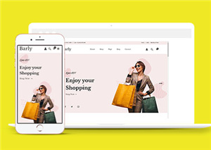 高端女服經(jīng)營商城網(wǎng)站模板-HTML5模板