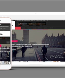 個性新穎響應(yīng)式新聞門戶網(wǎng)站模板-HTML5模板