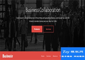 businessr corporate黑色酷炫大氣響應(yīng)式單頁網(wǎng)站模板-手機(jī)模板