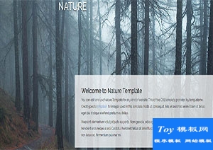 Nature完整背景圖片適于攝影布局網(wǎng)站模板-HTML5模板