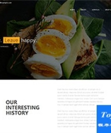 黑色美味休閑餐廳響應(yīng)式html5模板-HTML5模板