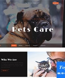 Pets動物愛好者記錄博客模板