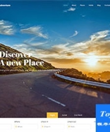 高端旅行線路推薦響應(yīng)式網(wǎng)站模板