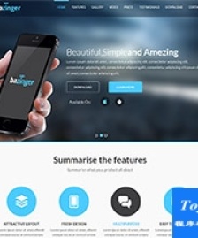 手機(jī)app應(yīng)用提供商網(wǎng)站模板-HTML5模板