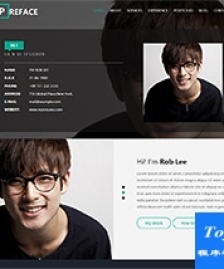 UI DESIGNER設(shè)計(jì)師web簡(jiǎn)歷模板