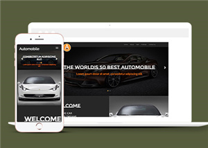 黑色全屏汽車維修改裝店鋪網(wǎng)站模板-HTML5模板