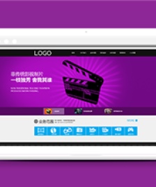 紫色影視制作傳媒公司網(wǎng)站html模板-HTML5模板
