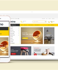 黃色Bootstrap構架室內家具電商商城模板-HTML5模板