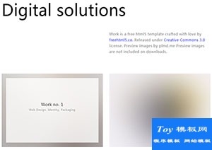 work白色背景新穎時尚引導(dǎo)程序網(wǎng)站模板-HTML5模板