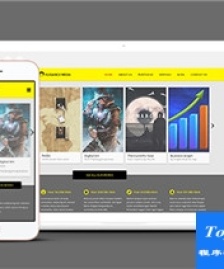 攝影娛樂公司業(yè)務(wù)bootstrap響應(yīng)式整站模板