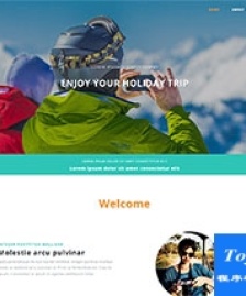 Travel 自由行旅游徒步專題網(wǎng)站模板