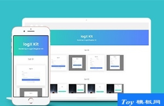 12套登錄注冊頁Bootstrap 3 Login模板-Toy模板網(wǎng)編號18447