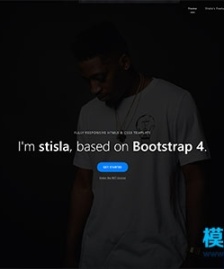 FULLY自媒體博客bootstrap4模板