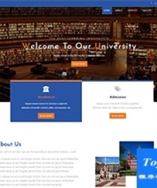 University大學(xué)響應(yīng)式網(wǎng)站模板