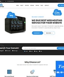 web host云服務器主機服務商官網(wǎng)模板
