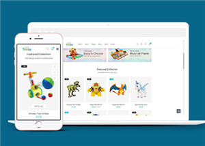 簡約兒童玩具商店html模板下載-HTML5模板