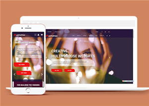創(chuàng)意業(yè)務(wù)展示響應(yīng)式網(wǎng)頁(yè)模板下載-HTML5模板