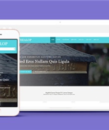 創(chuàng)意簡約淺藍色拍賣公司網(wǎng)站模板-HTML5模板